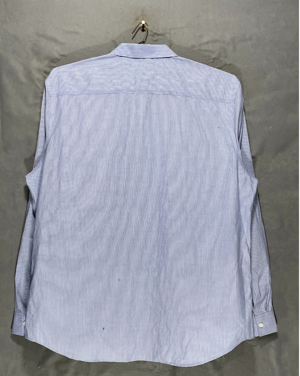 Calvin Klein Blue Cotton Shirt For Men X Large