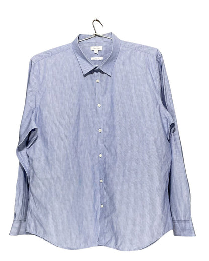 Calvin Klein Blue Cotton Shirt For Men X Large