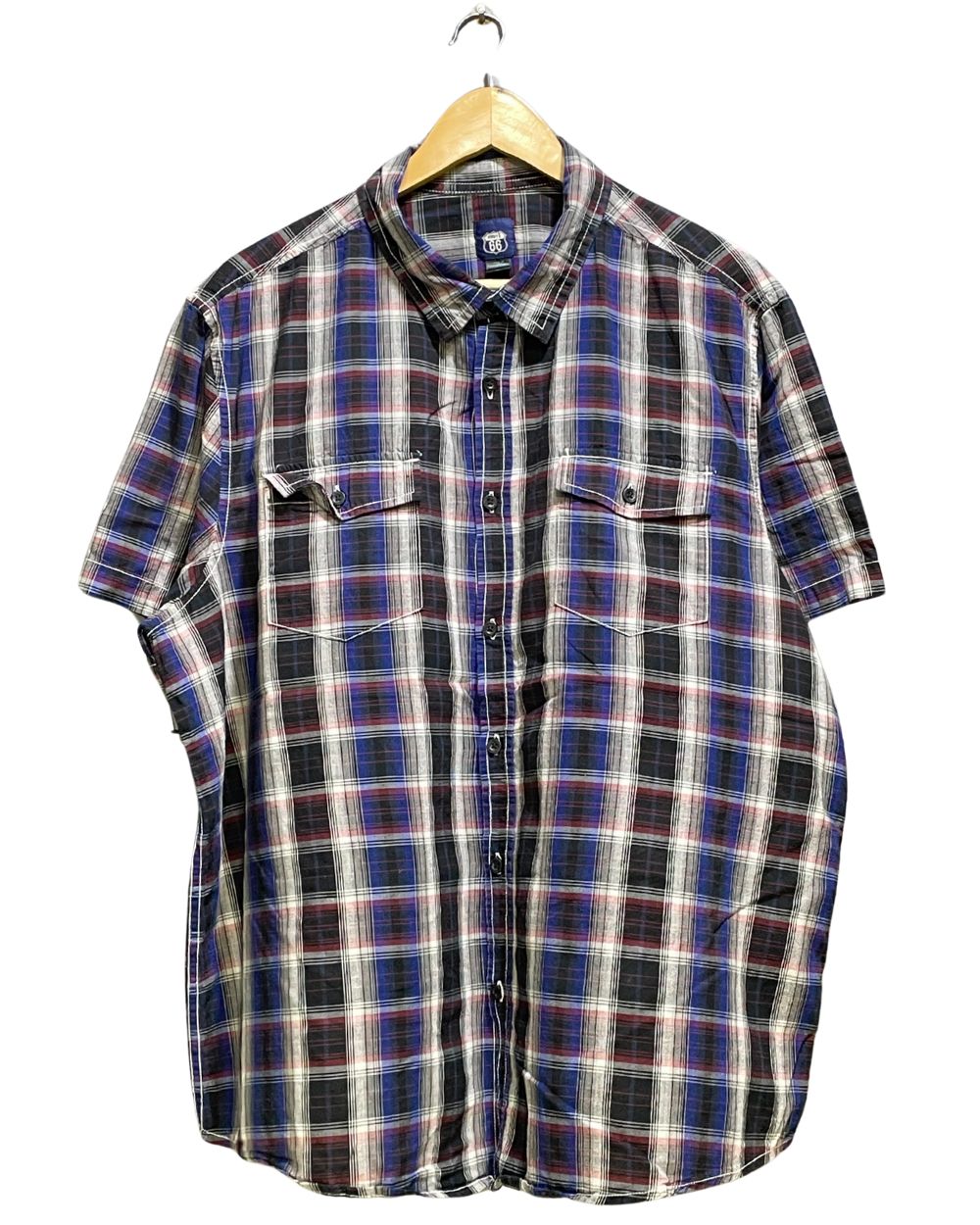 Route 66 Blue Cotton Shirt For Men XX Large | Preloved Labels