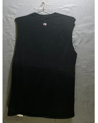 Champion Black Vest Cotton T Shirt For Men XX Large