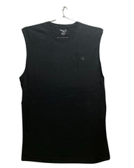 Champion Black Vest Cotton T Shirt For Men XX Large
