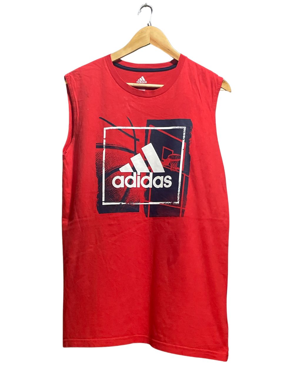 Adidas Red Cotton T Shirt For Men X Large | Preloved Labels
