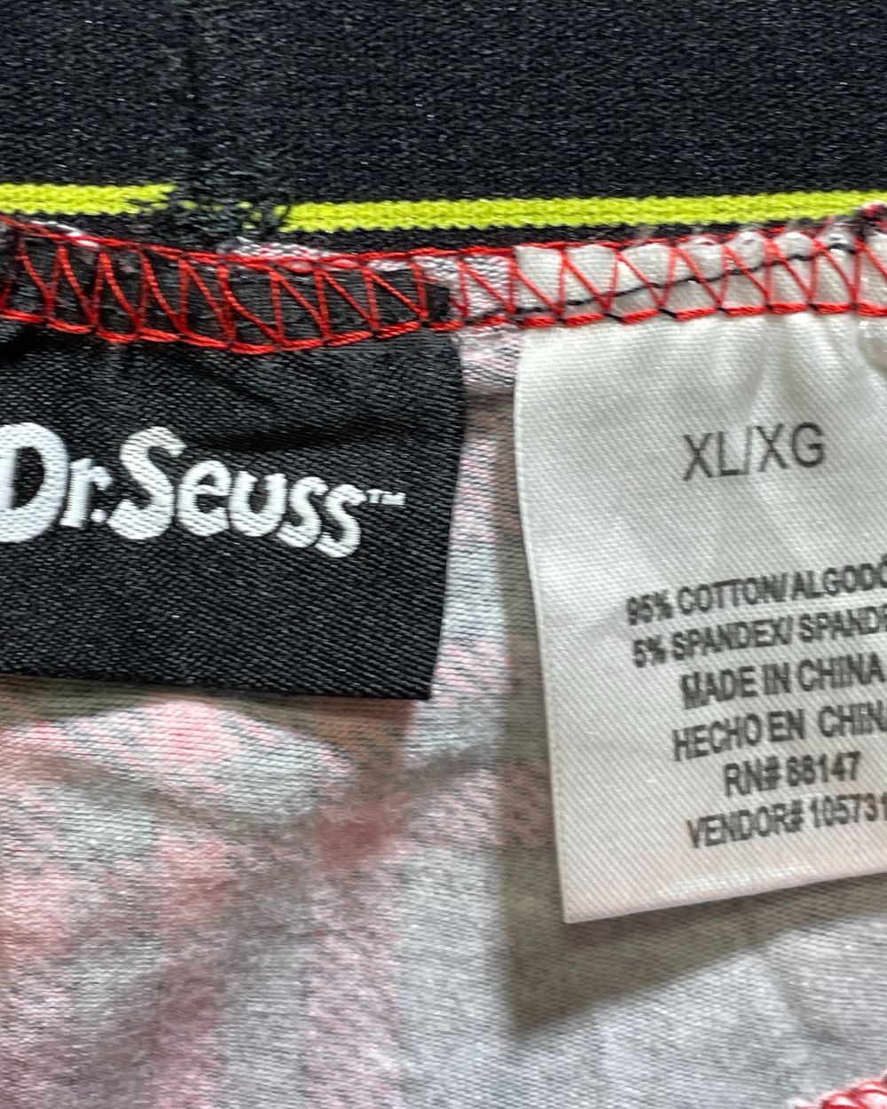Dr.Seuss Red Underwear For Men Large | Preloved Labels
