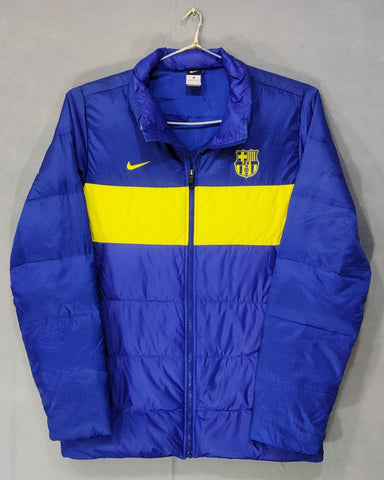 Nike FC Barselona Barcelona Branded Original Duck Feather 550 Fill Nuptse Jacket For Men