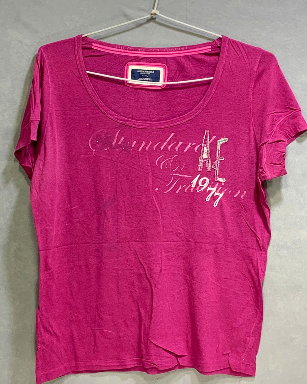 American Eagle Branded Original For Cotton Women T Shirt