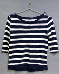 Hollister Branded Original For Cotton Women T Shirt