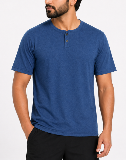 Blue Black Men Sport Blue T Shirt – Preloved Labels