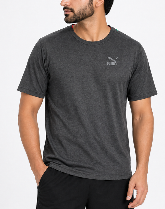 Puma Men Sport Gray T Shirt