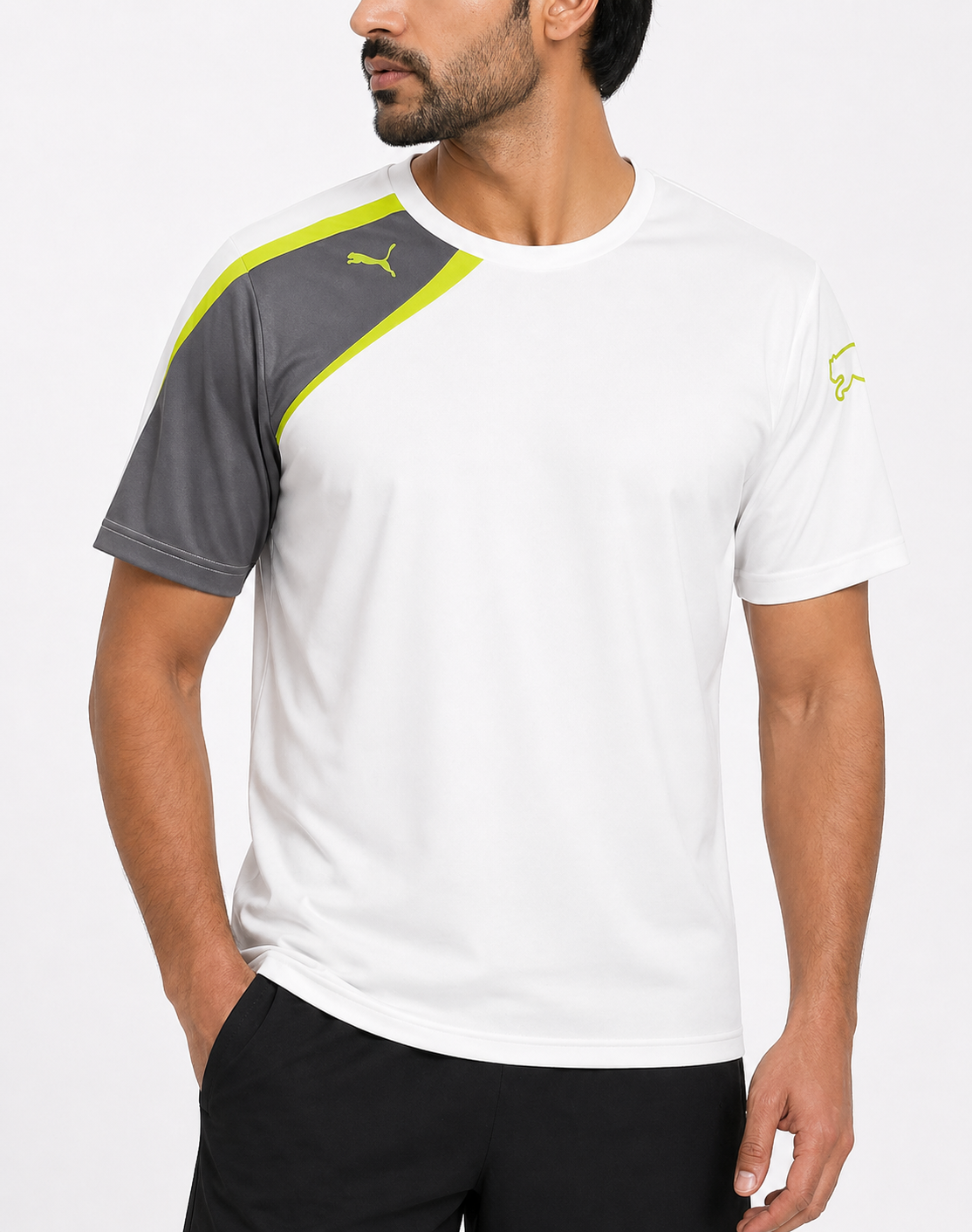 Puma Men Sport White T Shirt – Preloved Labels