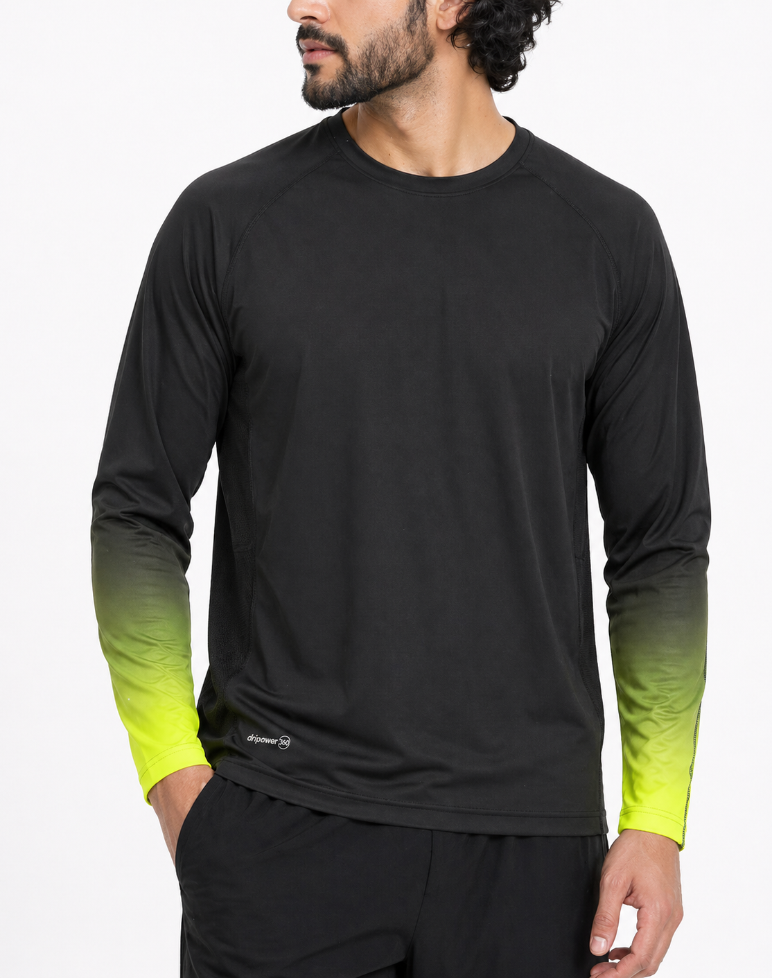 Russell Men Sport Black T Shirt