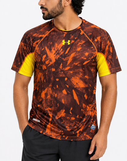 Under Armour Men Sport Orange T Shirt