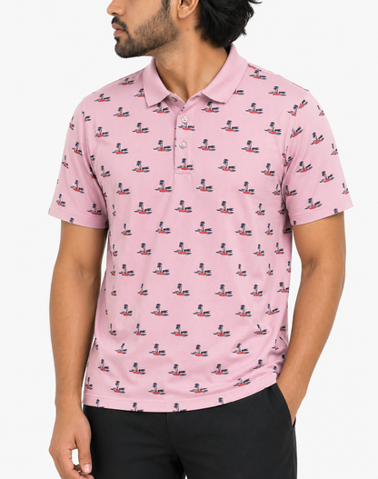 Good Fellow Men Sport Pink Polo T Shirt – Preloved Labels