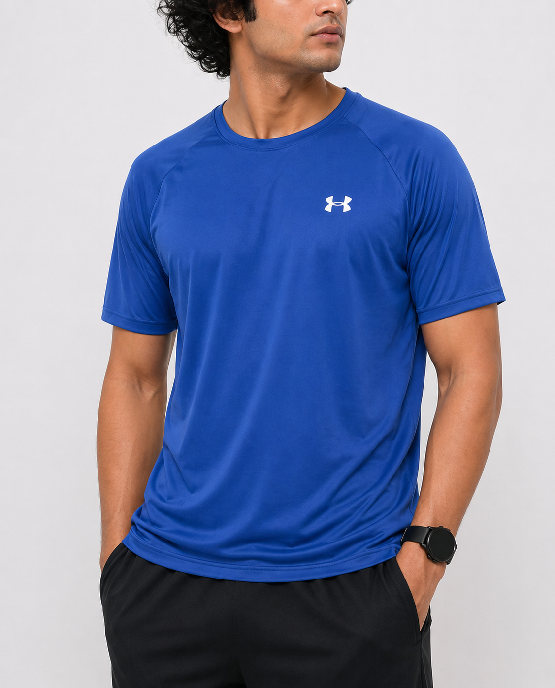 Under Armour Men Sport Blue T Shirt – Preloved Labels