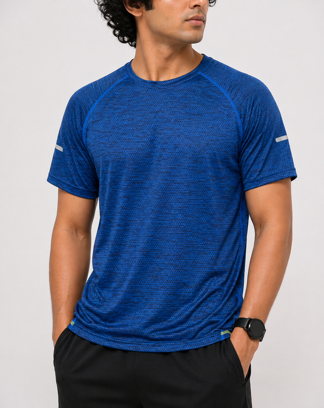 Champion Men Sport Blue T Shirt