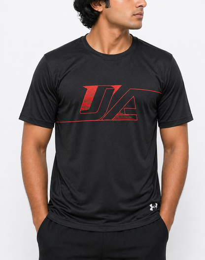 Under Armour Men Sport Black T Shirt – Preloved Labels