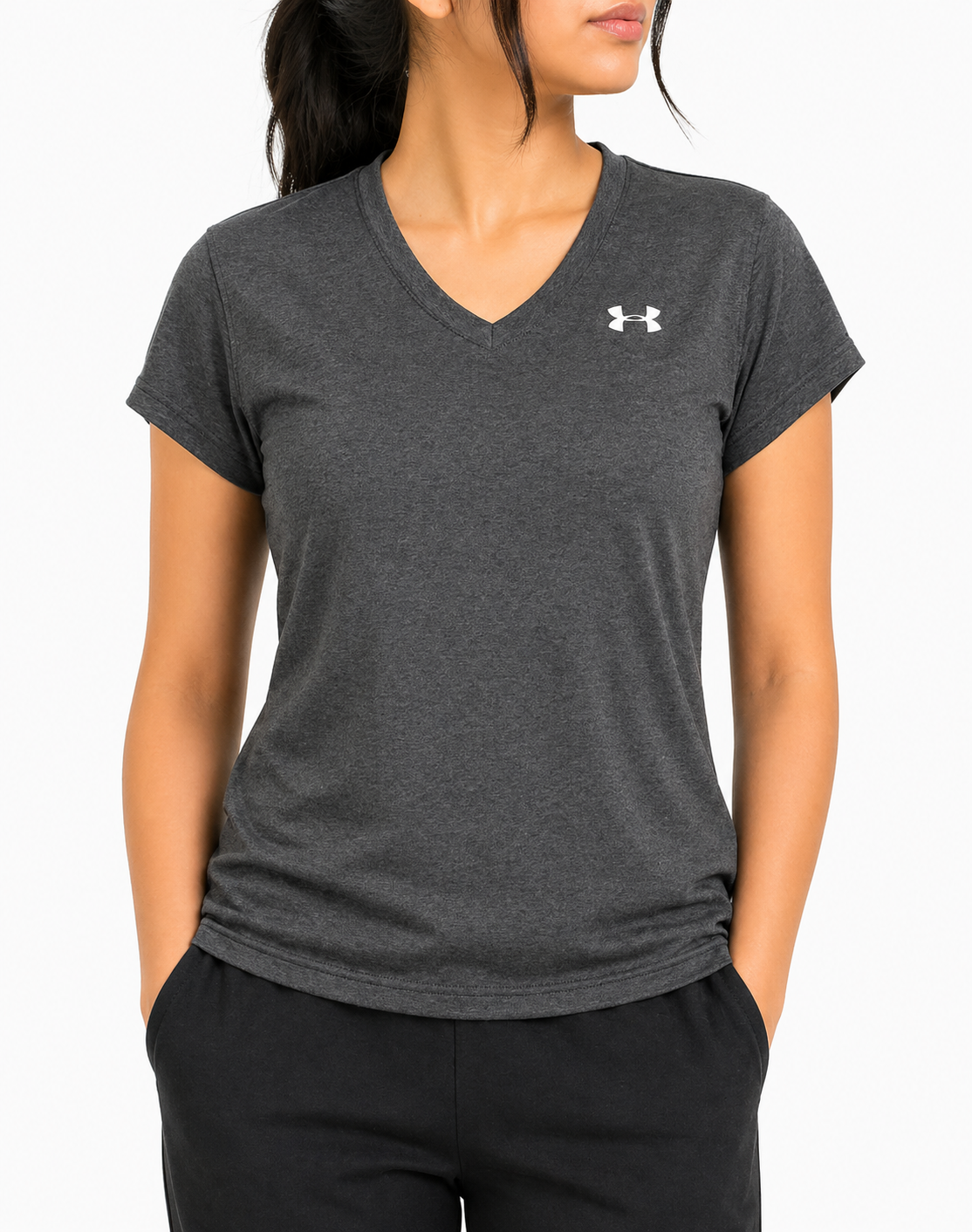 Under Armour Women Sport Gray T Shirt – Preloved Labels