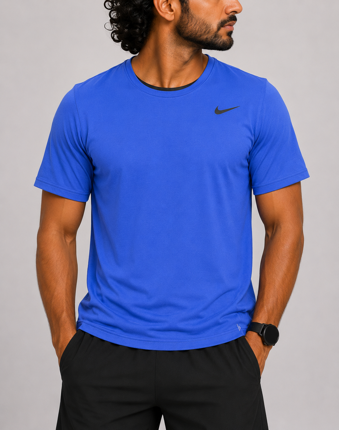 Nike Men Sport Blue T Shirt