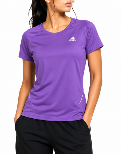 Adidas Women Sport Purple T Shirt – Preloved Labels