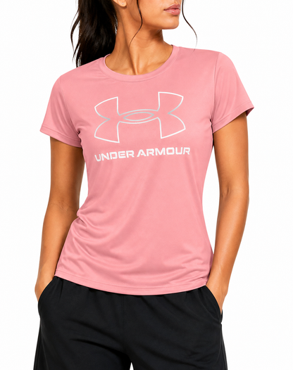 Under Armour Women Sport Pink T Shirt