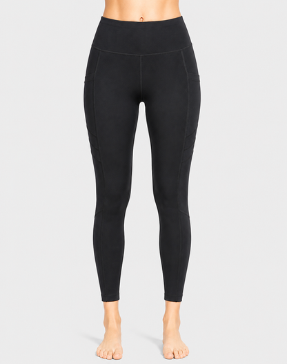 90 Degree Women Black Sport Tights