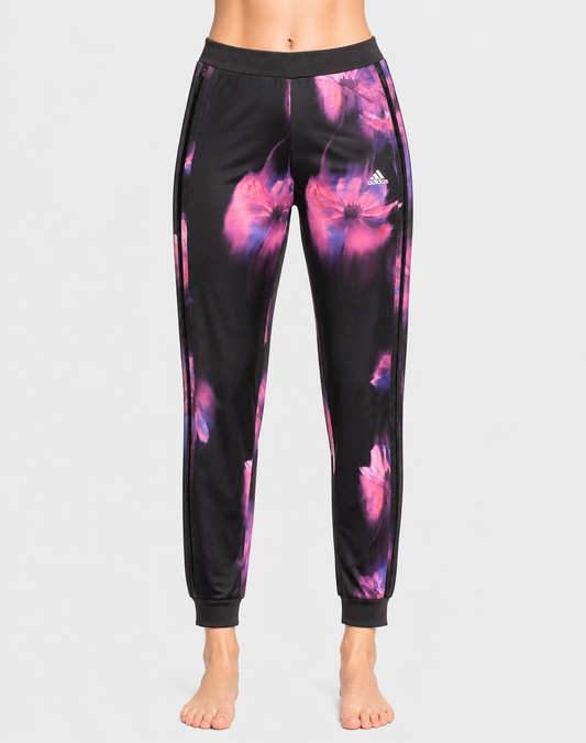 Adidas Women Black & Pink Sport Tights