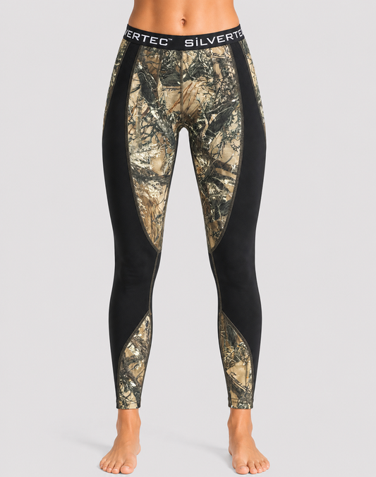 Silvertec Women Black Sport Tights