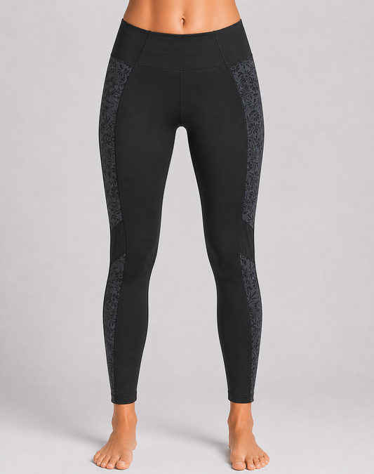 Avta Women Black Sport Tights