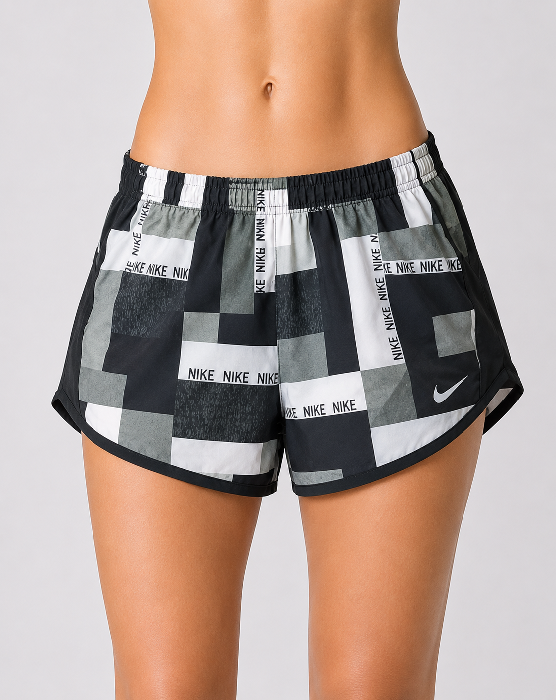 Nike Women Gray Sport Short