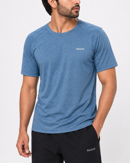 Reebok Men Sport Blue T Shirt