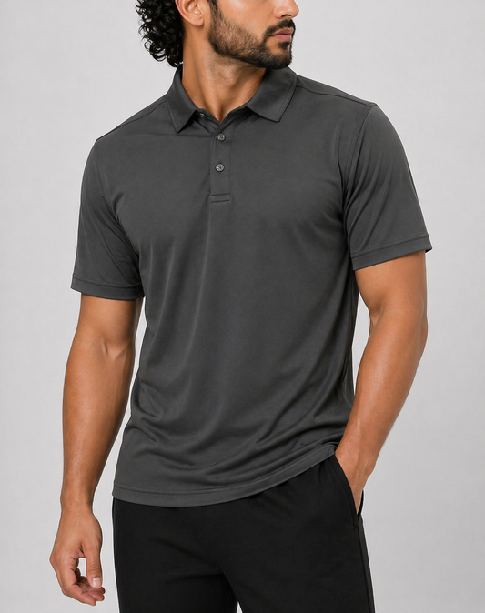 Bolle Men Sport  Gray Polo T Shirt