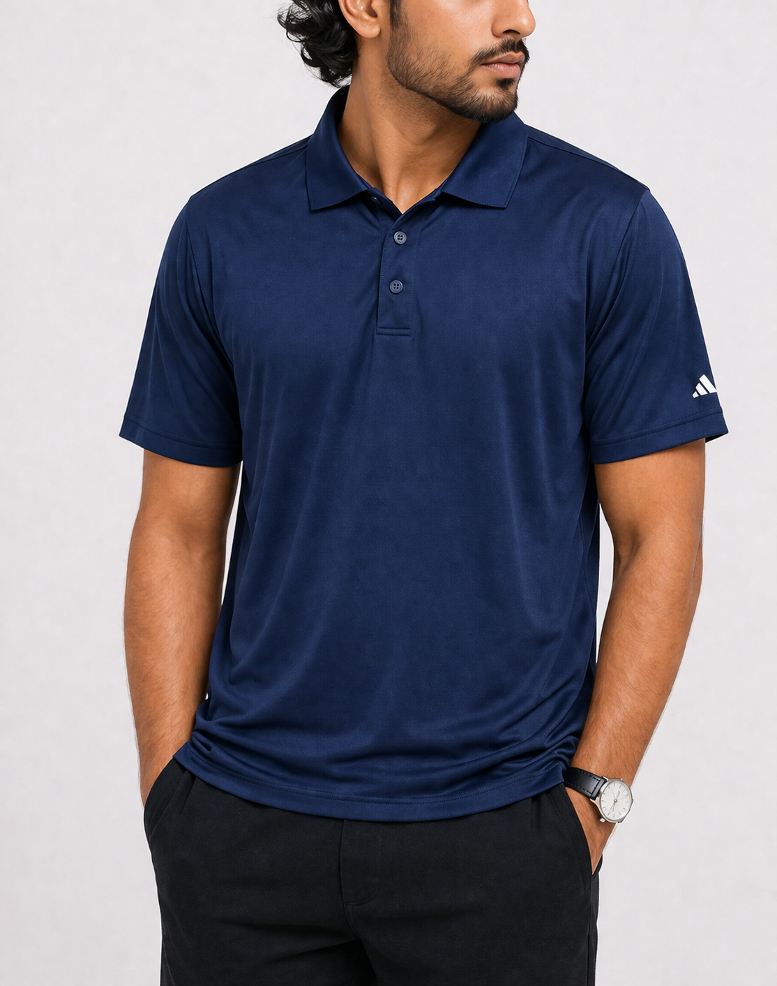 Tex Fit Men Sport Blue Polo T Shirt
