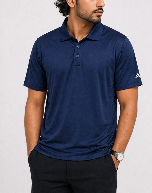Tex Fit Men Sport Blue Polo T Shirt