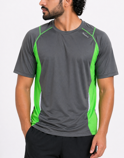 Reebok Men Sport Gray T Shirt