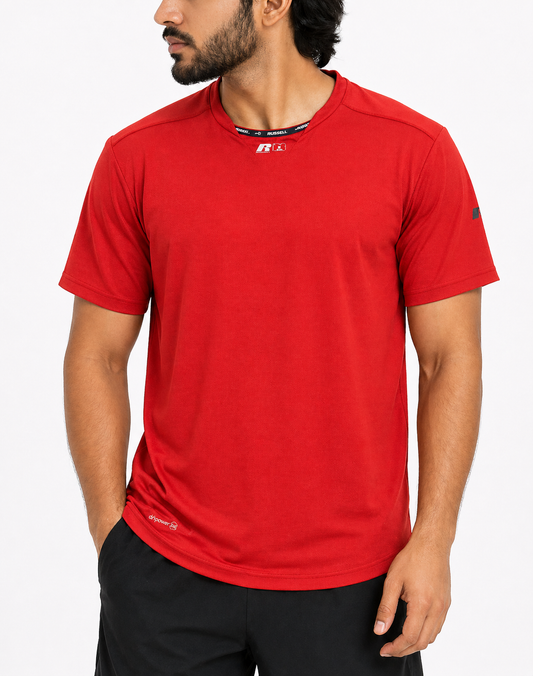 Russell Men Sport Red T Shirt