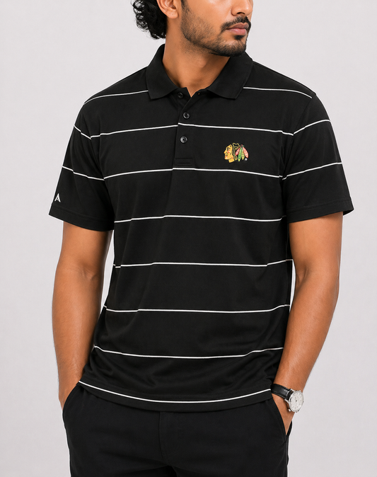 Antigua Men Sport Black Polo T Shirt