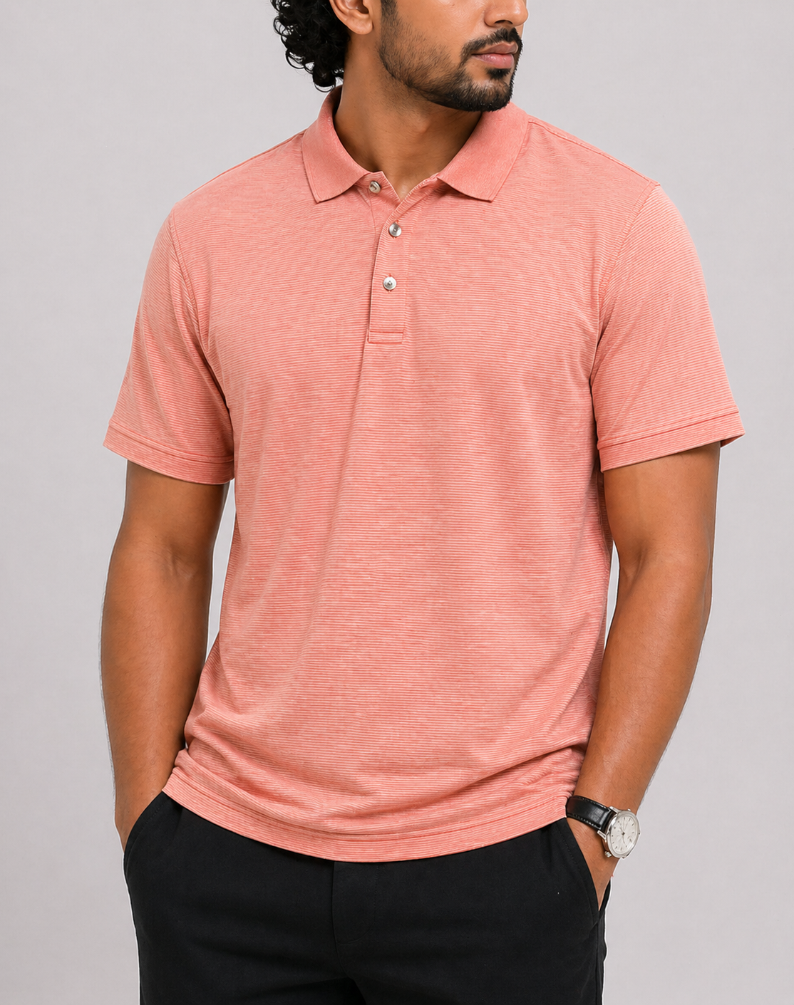 APT.9 Men Sport Orange  Polo T Shirt – Preloved Labels
