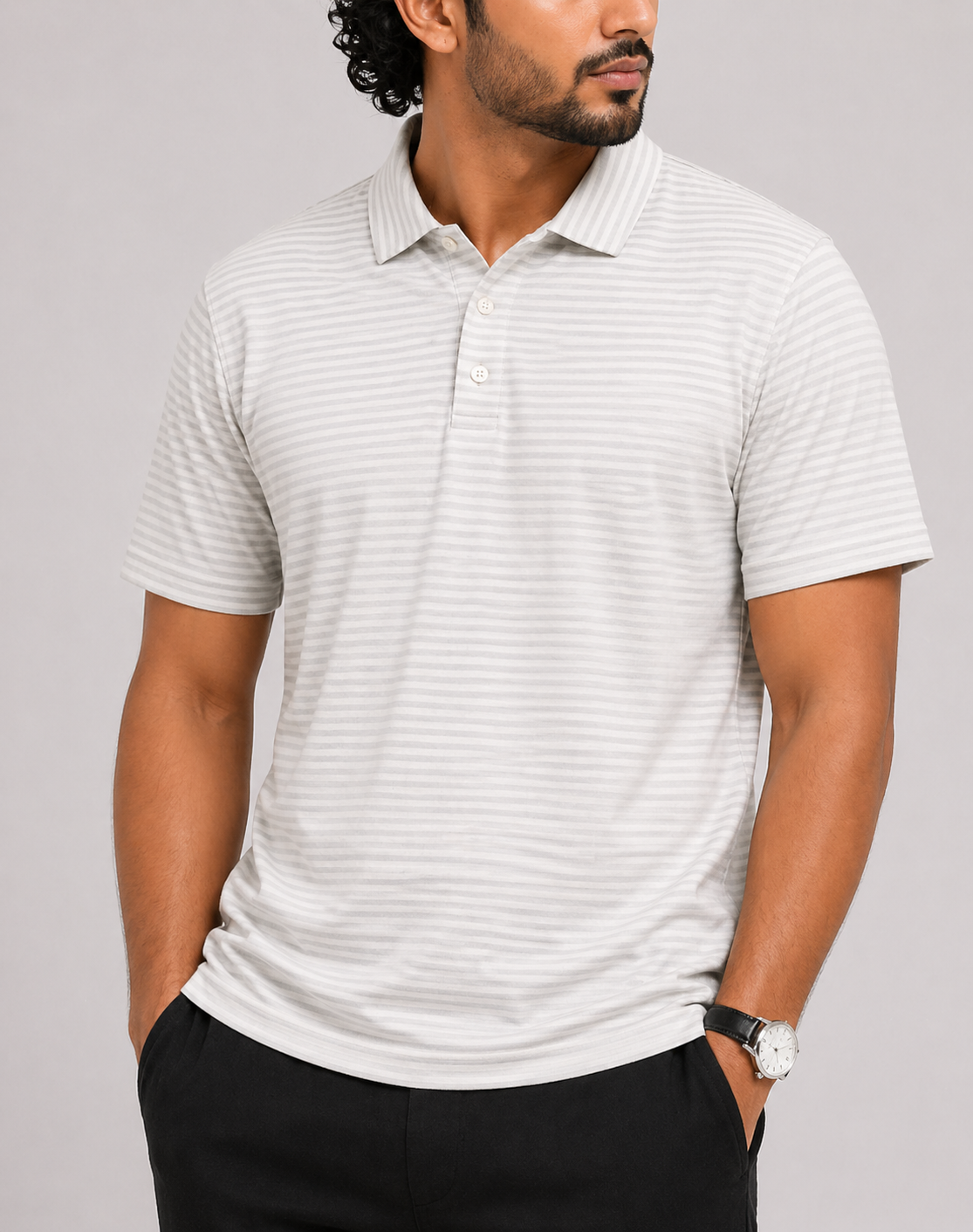 Greg Norman Men Sport Gray Polo T Shirt – Preloved Labels