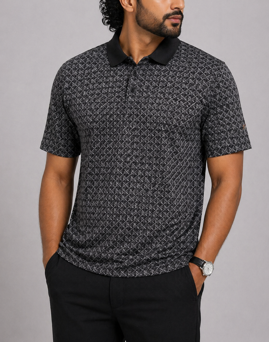 Greg Norman Men Sport Black Polo T Shirt – Preloved Labels