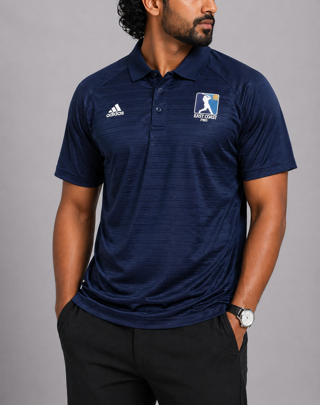 Adidas Men Sport Blue Polo T Shirt – Preloved Labels