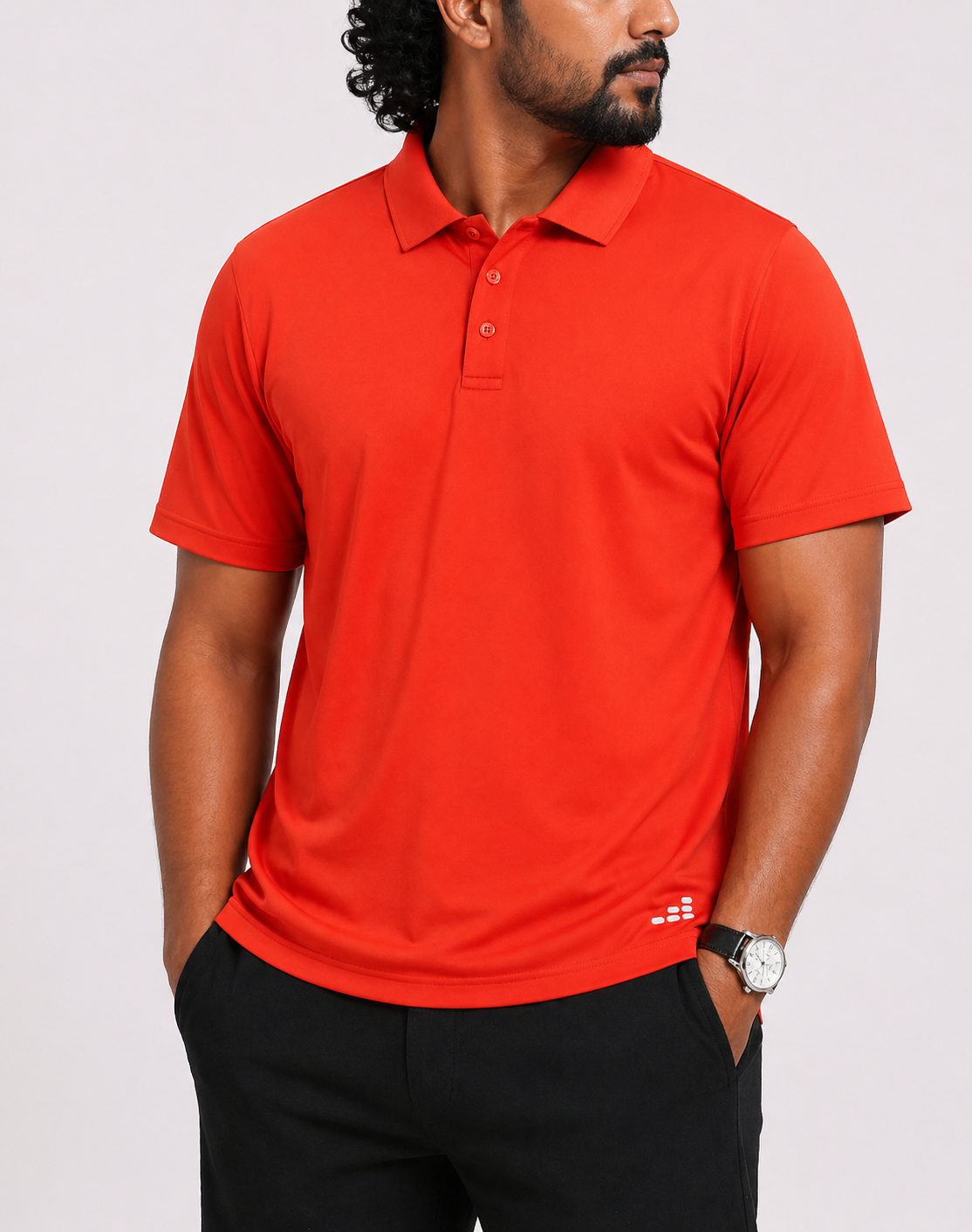 Bcg Men Sport Orange Polo T Shirt