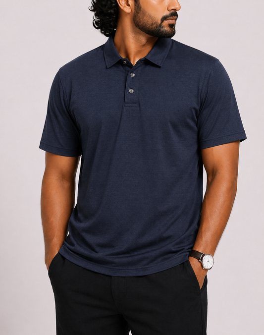 Orvieto Men Sport Blue Polo T Shirt