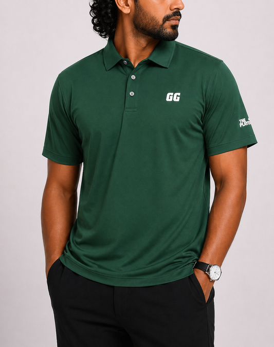 Fj Men Sport Green Polo T Shirt