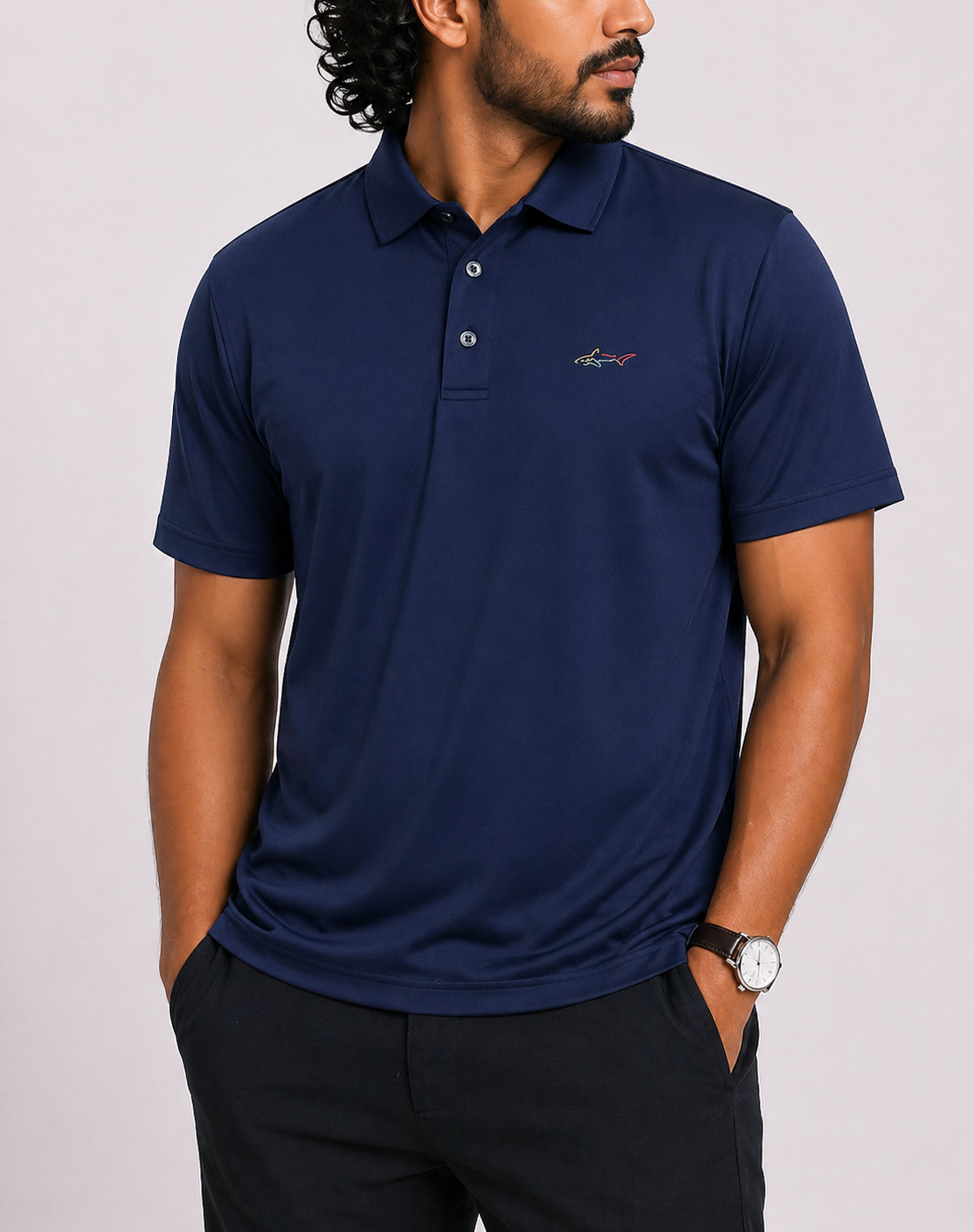Greg Norman Men Sport Blue Polo T Shirt – Preloved Labels