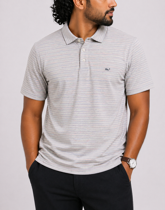 OTG Men Sport White Polo T Shirt