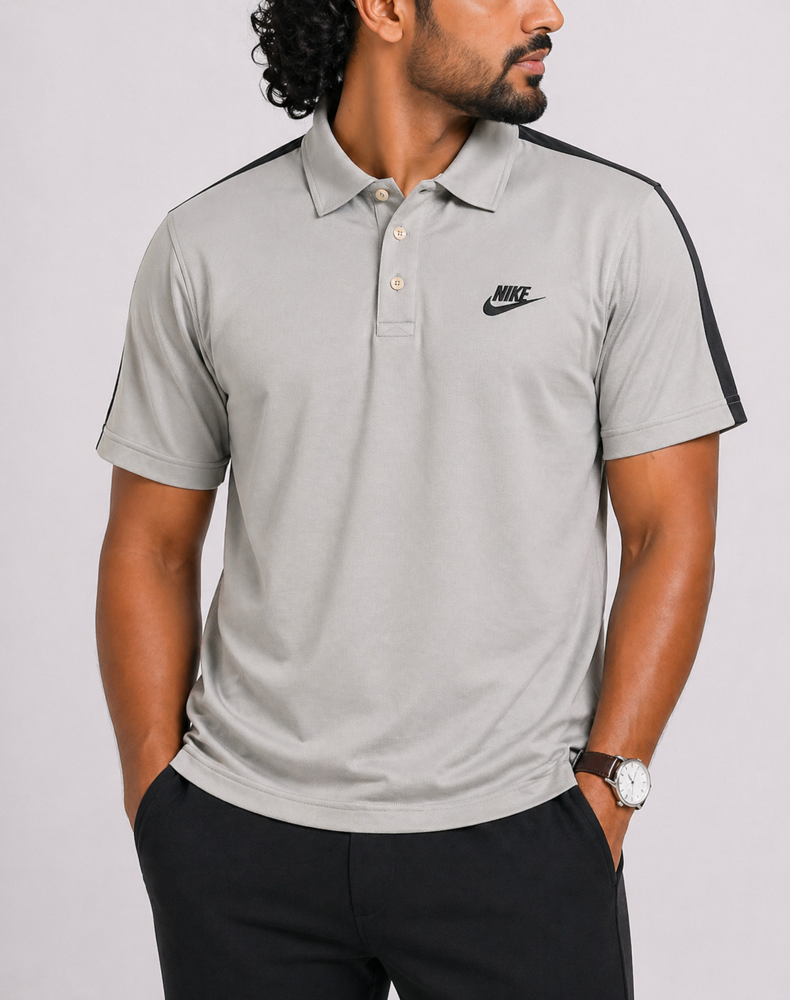 Nike Men Sport Gray  Polo T Shirt – Preloved Labels