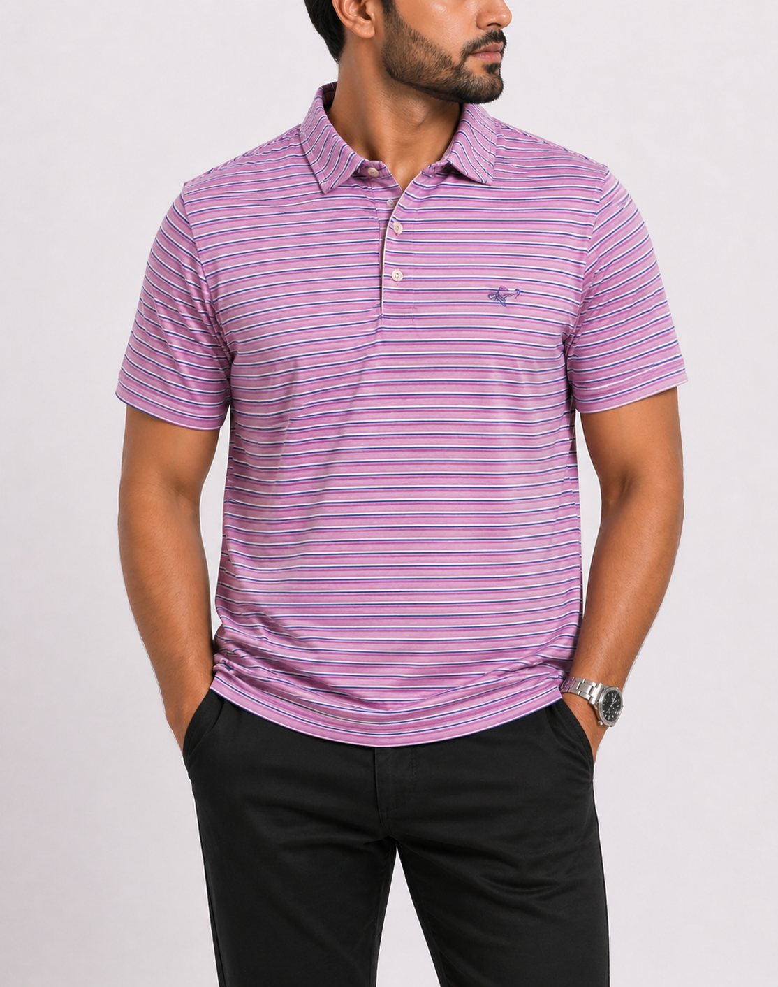 Greg Norman Men Sport Pibk Polo T Shirt – Preloved Labels