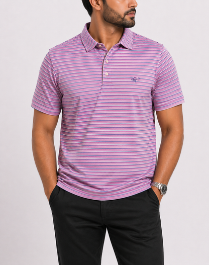 Greg Norman Men Sport Pibk Polo T Shirt – Preloved Labels