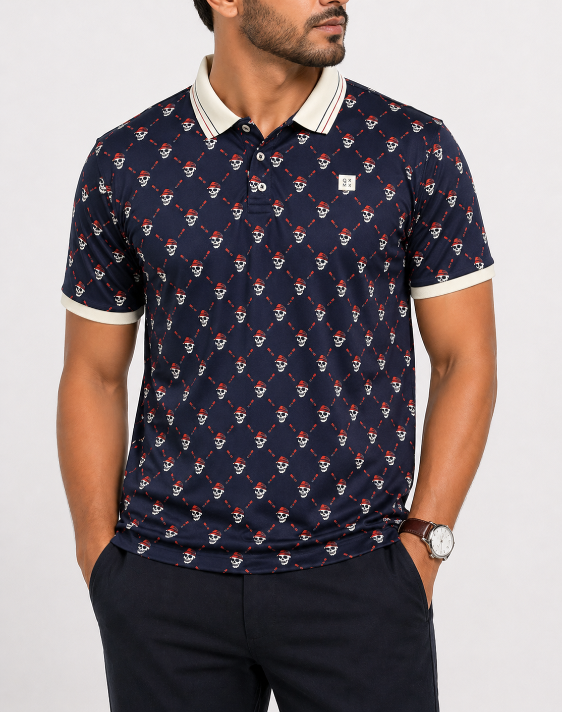 Devereux Men Sport Blue Polo T Shirt