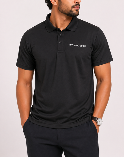 Sport Tek Men Sport Black Polo T Shirt – Preloved Labels