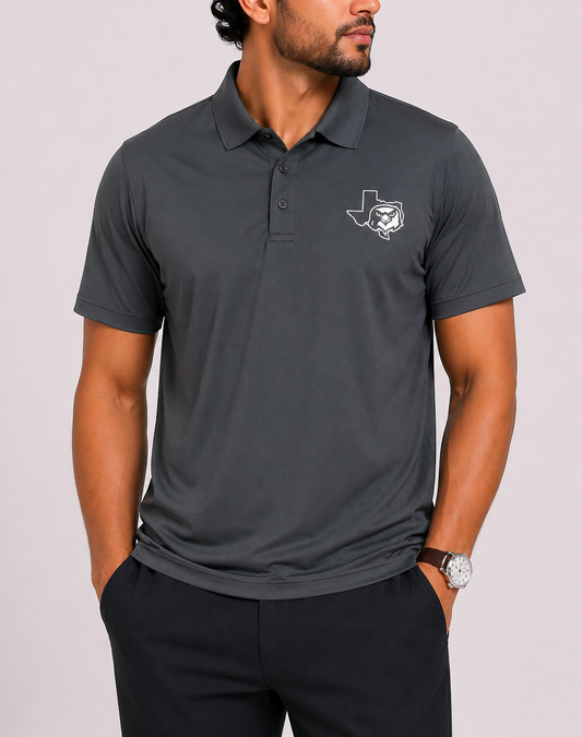 Sport Tek Men Sport Gray Polo T Shirt